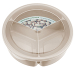 Менажница с крышкой 3 секции (3*300мл) М1124