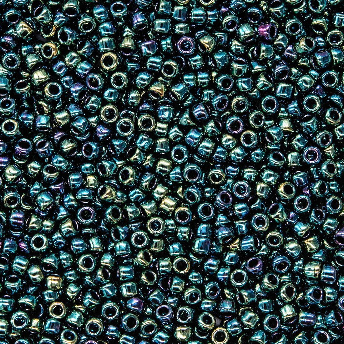 Японский бисер TOHO Round 15/0 (№506), металлизированный, непрозрачный глянцевый