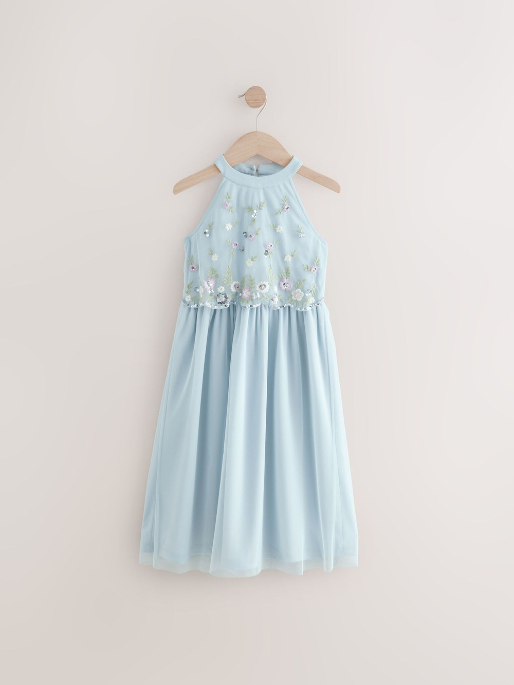 Платье для девочки Next E47-975, Голубой