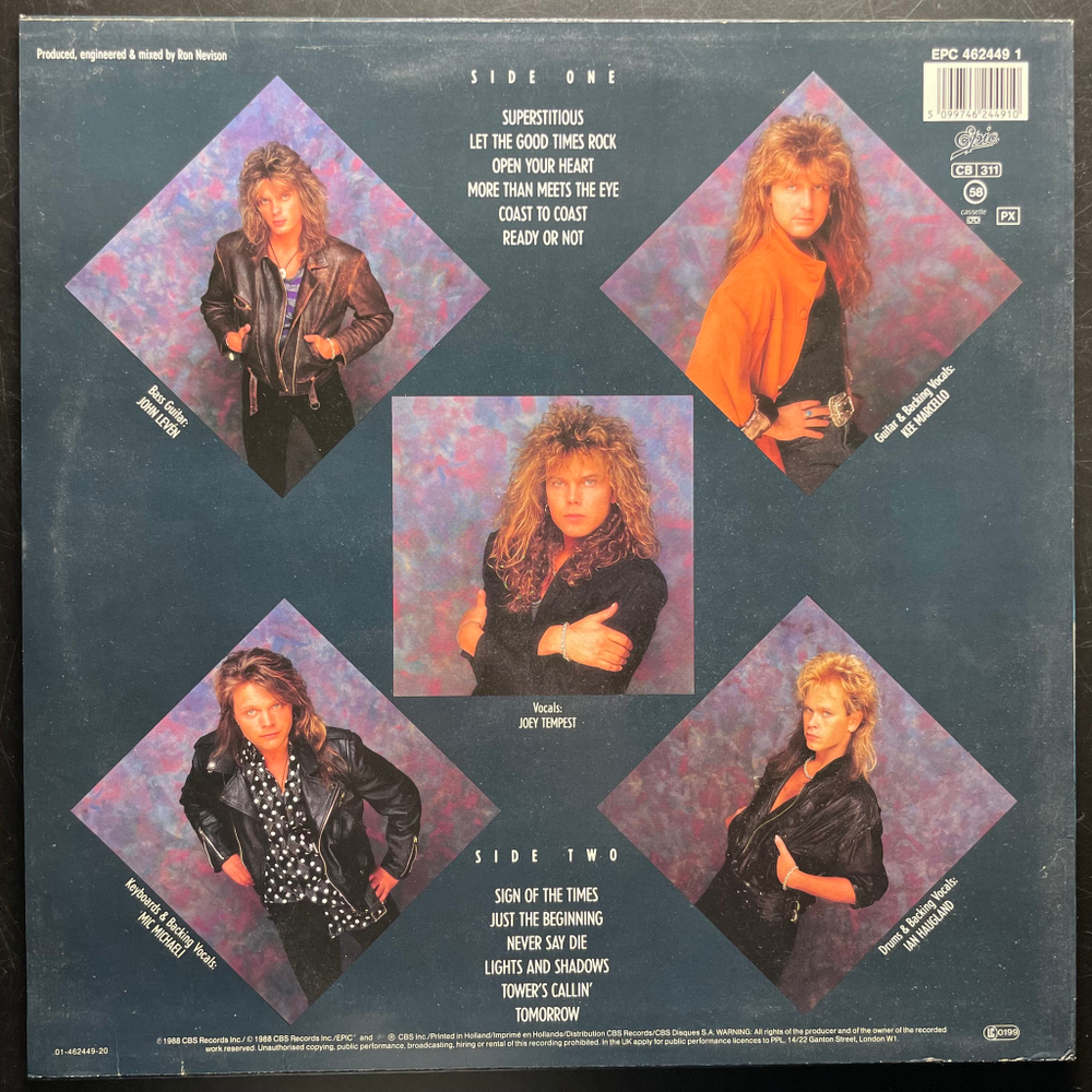 Europe - Out Of This World (Голландия 1988г.)