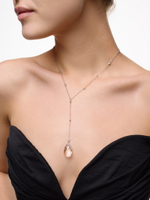 Колье "Big crystal" Silver