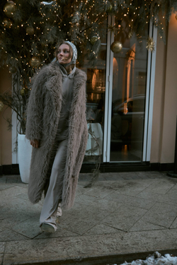 Шуба страус