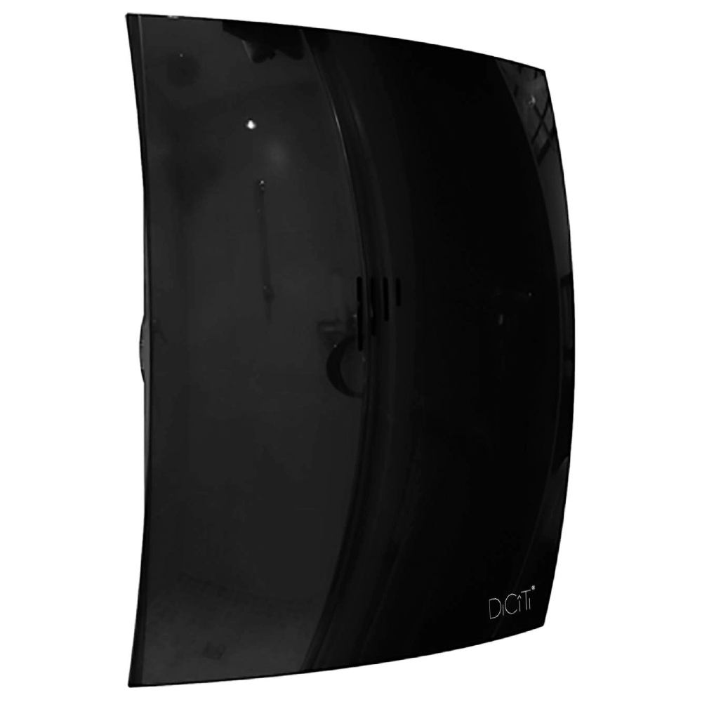 BREEZE 4C Obsidian| Вентилятор накладной с обратным клапаном D100 черный Obsidian DICITI
