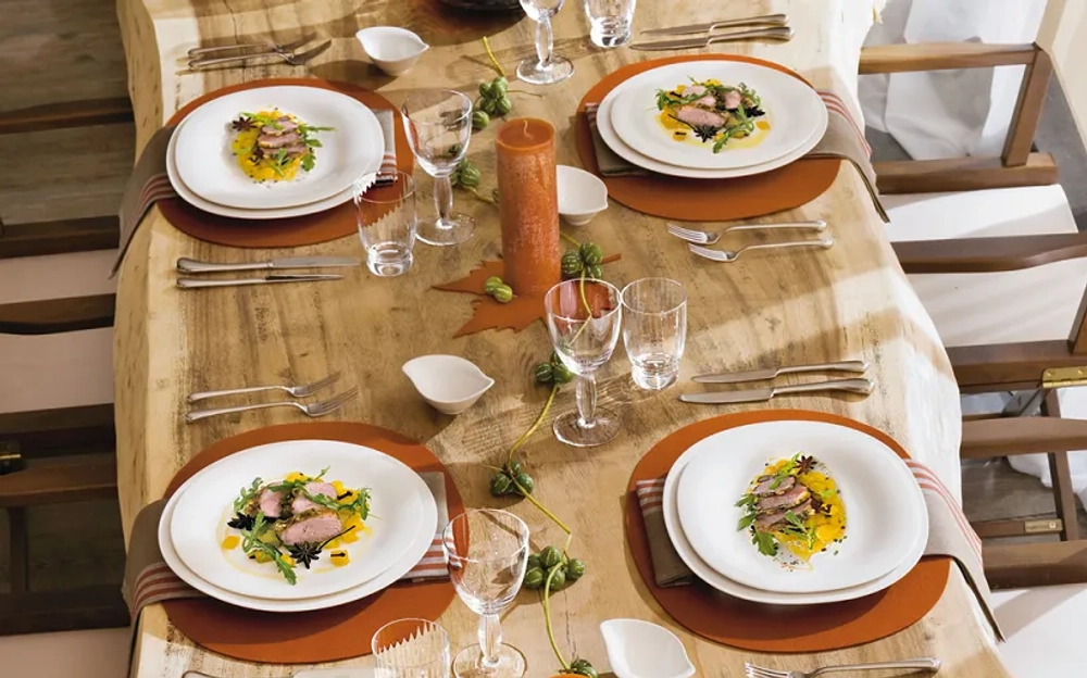 Villeroy & Boch Новый Коттеджный набор тарелок на 2 человека 10-3460-2620 + 10-3460-2700 + 10-3460-2640
