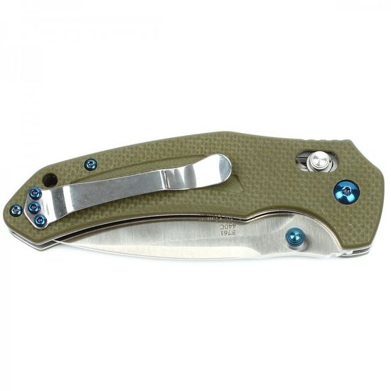 Складной нож Firebird by Ganzo F7611-GR зеленый c клинком из стали 440C, рукоять G10