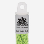 Японский бисер TOHO Round 8/0 (№44), непрозрачный глянцевый