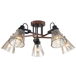 Люстра Rivoli Clarissa 5098-305 5 х Е14 40 Вт лофт - кантри | Rivoli