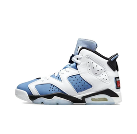 Женские кроссовки Air Jordan 6 retro "university blue" 384665-410
