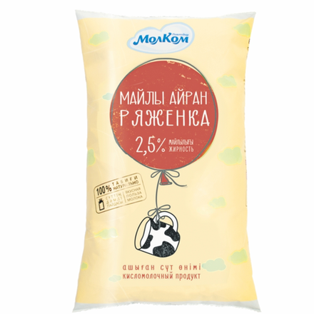 Ряженка Молком 2.5 %  1 л