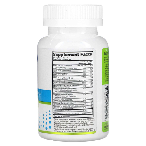 NutriBiotic, Essentials, мультивитамины и минералы, 90 капсул