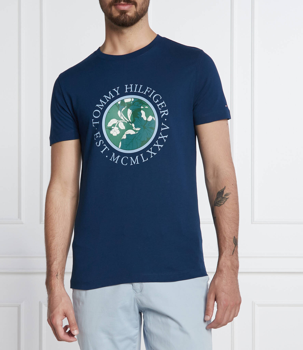 футболка Tommy Hilfiger - темно-синий(MW0MW24569)