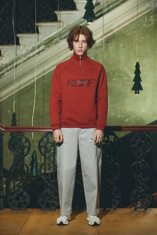 Толстовка на молнии 2 терракотовая