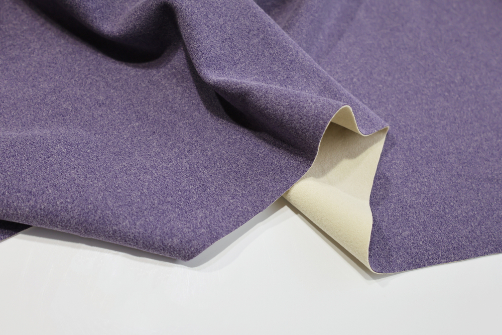 БАКЛАЖАН - Кашемировое двухстороннее термополотно для термобелья (1379 Маша)