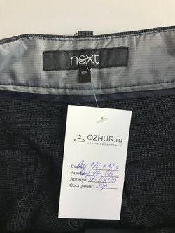 Брюки Next прямого кроя, маркировка 10, визуально 44/46 размер