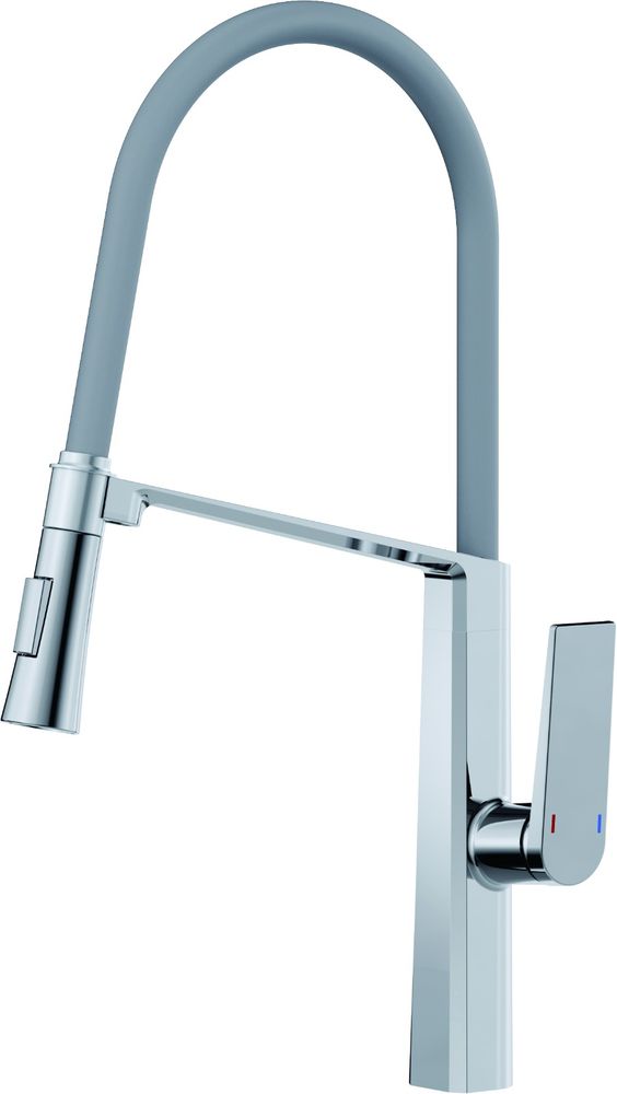 Смеситель для кухни с гибким изливом HAIBA HB73827 хром