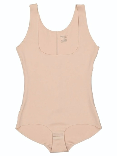 Утягивающее боди со швом на спинке (Размер: XL) (Цвет: черный)