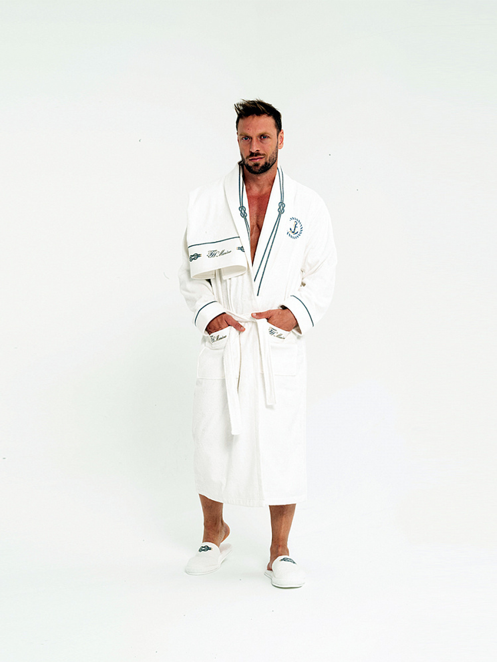 Набор мужской Tivolyo home Marine кремовый