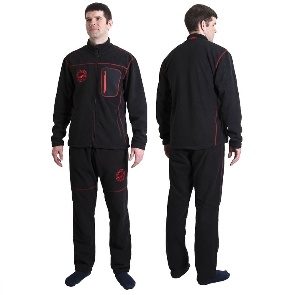 Флисовый комплект Royal Fish черн. р-р   M