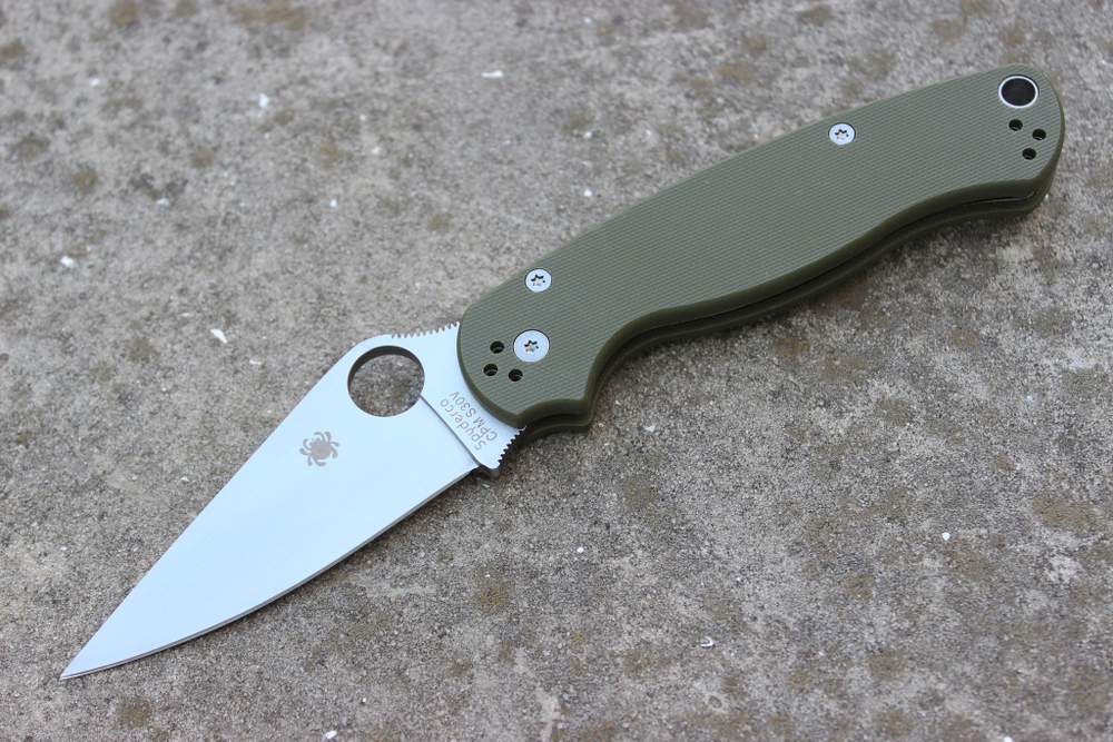 Нож Spyderco Paramilitary 2 - Battle-Green C81GPRGR2