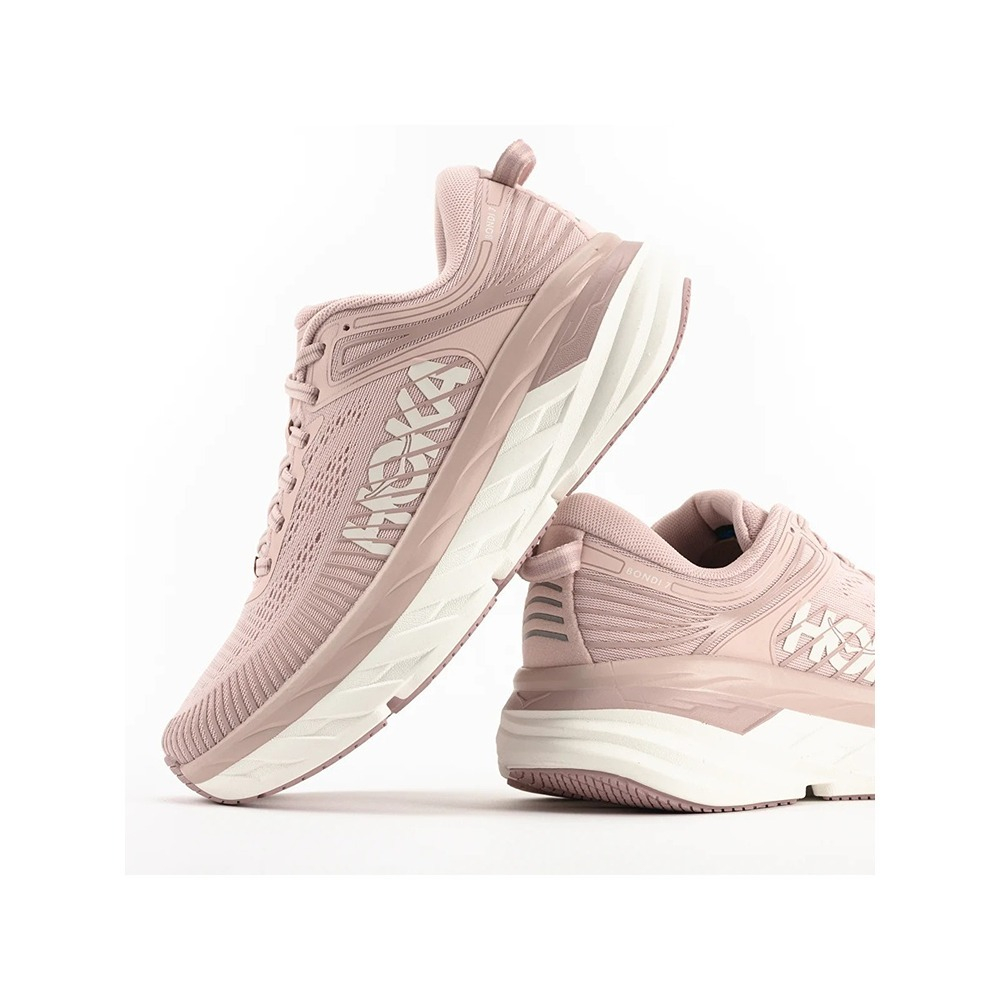 Кроссовки женские HOKA W BONDI 7 WIDE Peach Whip / White