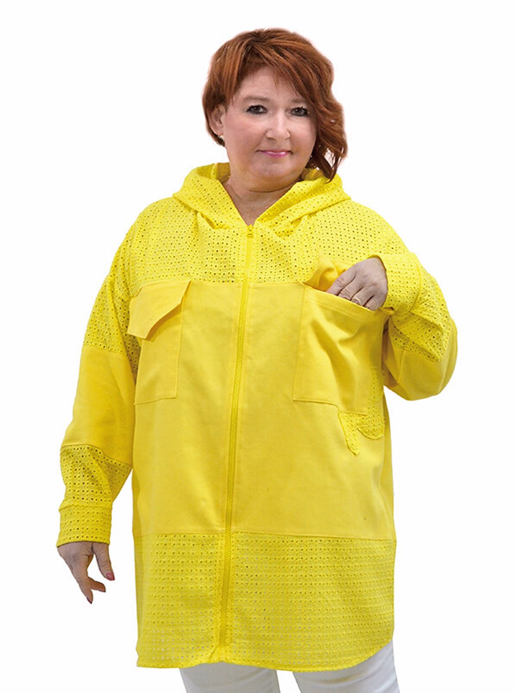 Ветровка-пыльник комбинированная Цыпа