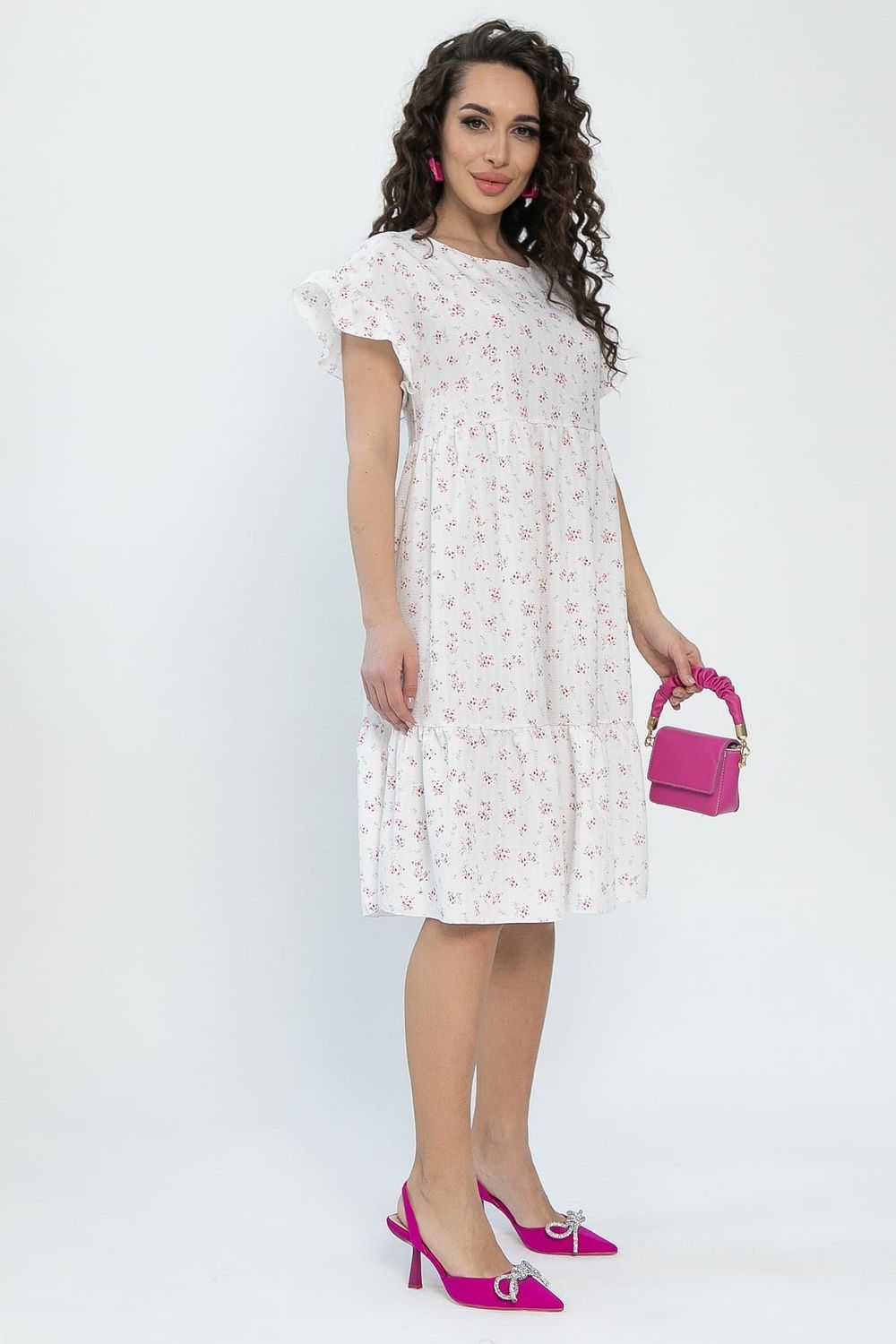 Платье Лапушка (белое) П13537-18М LT Collection