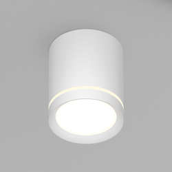 DK4016-WH Светильник накладной IP 20, 5 Вт, LED 3000, белый, алюминий/акрил