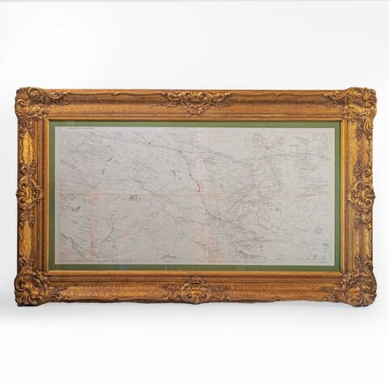 «Военно-дорожная карта Азиатской России» (часть)