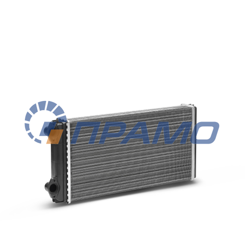 ЛР6430-8101060 (ПРАМО) Радиатор отопителя для МАЗ 6430/5440 Евро3, MAN L2000 (93-) фл 90° ал