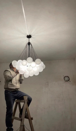 Pendant design lamp Cloud by Apparatus (black)