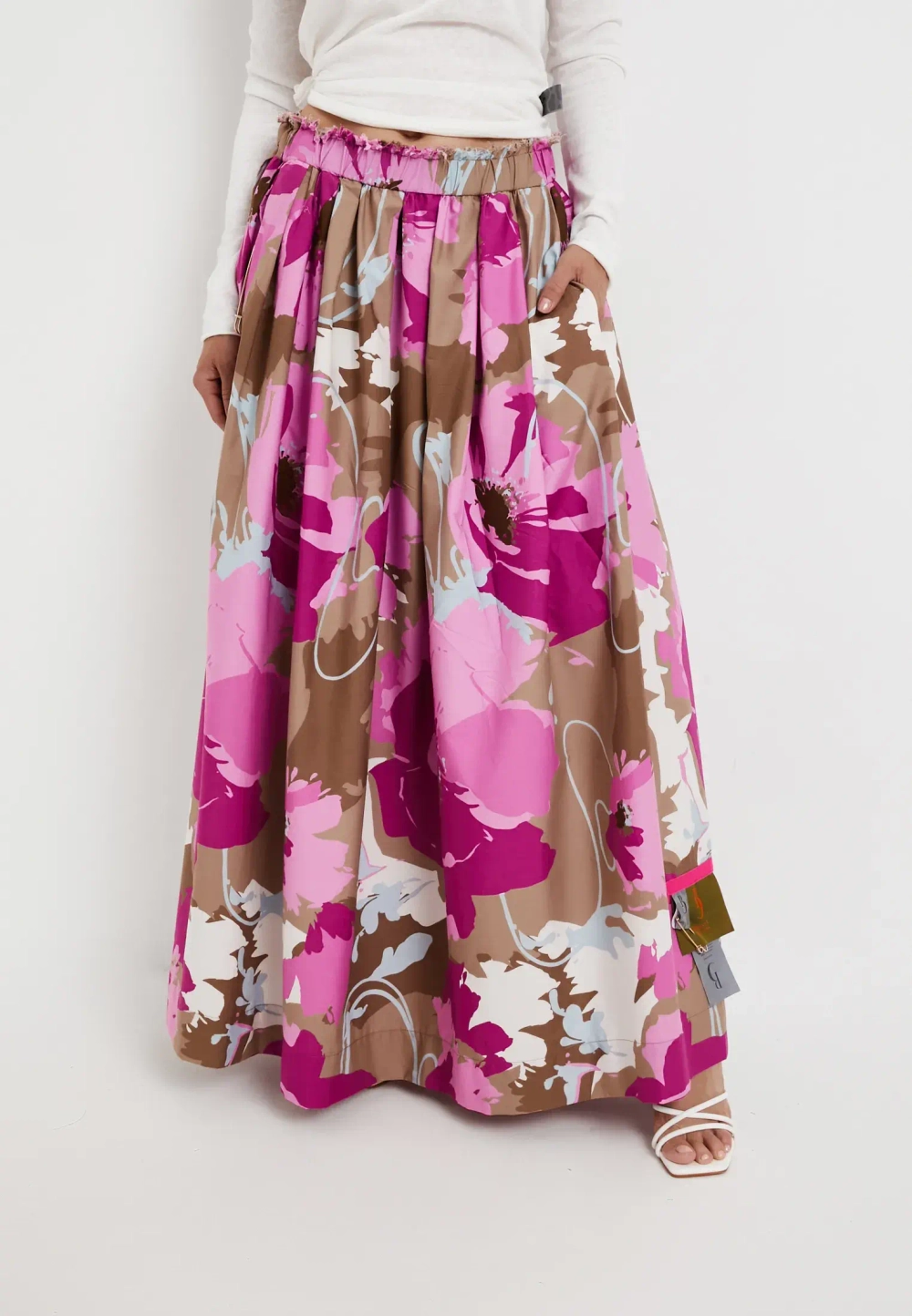 Юбка Макси розовый