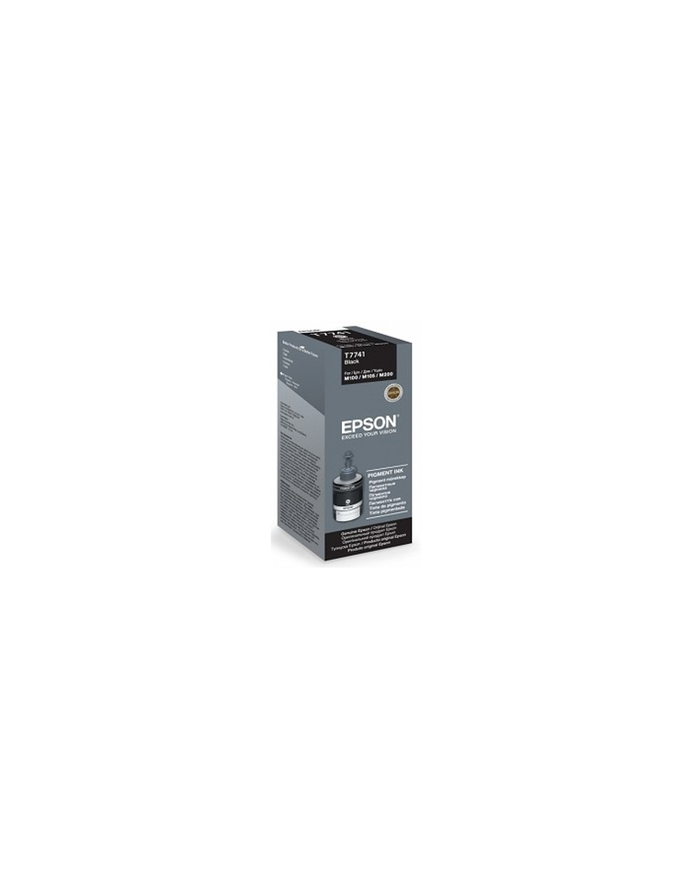 EPSON C13T77414A/98 Контейнер с черными чернилами M100, M200, M105, черный, 140мл. (cons ink)