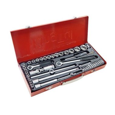 Набор инструментов 52 предмета 1/4", 1/2" (6гр.) Kingtul KT-52