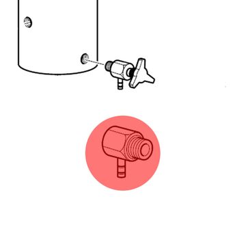 Кран слива конденсата Coltri MCH 1/4