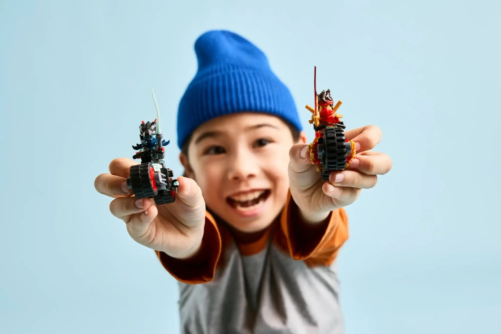 Конструктор LEGO Ninjago 71838 Гонка Кая на мотоцикле на скорость