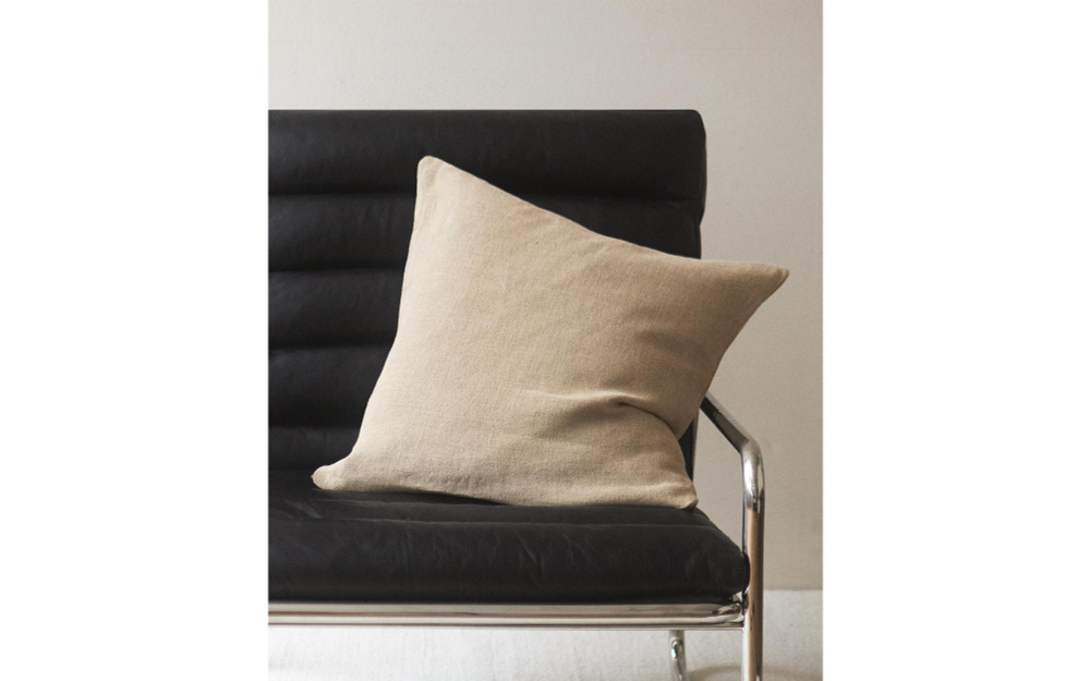 Zara Home наволочка декоративная из льна, светло-бежевый · 1170/007