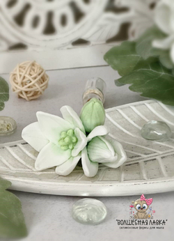 Силиконовая форма Тройник лилии