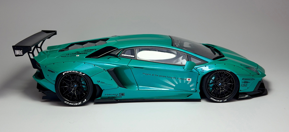 Краска лаковая HobbyLink Lamborghini Verde Artemis 2-х слойная HP-1109