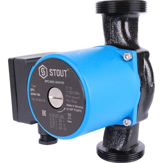 Насос циркуляционный STOUT Q3,5 32/40-180 38142