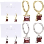 Серьги из гиппоалергенного сплава «ЛАТТИ», пудрово розовый, цвет серебро и золото, 2,5см