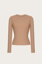 ЛОНГСЛИВ ИЗ ВИСКОЗНОГО ТРИКОТАЖА