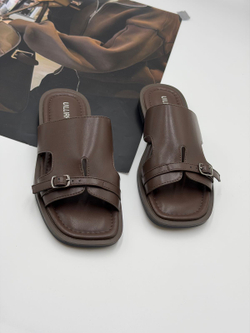 Босоножки женские эко-кожа арт. FEY 495-5 цвет "коричневый"