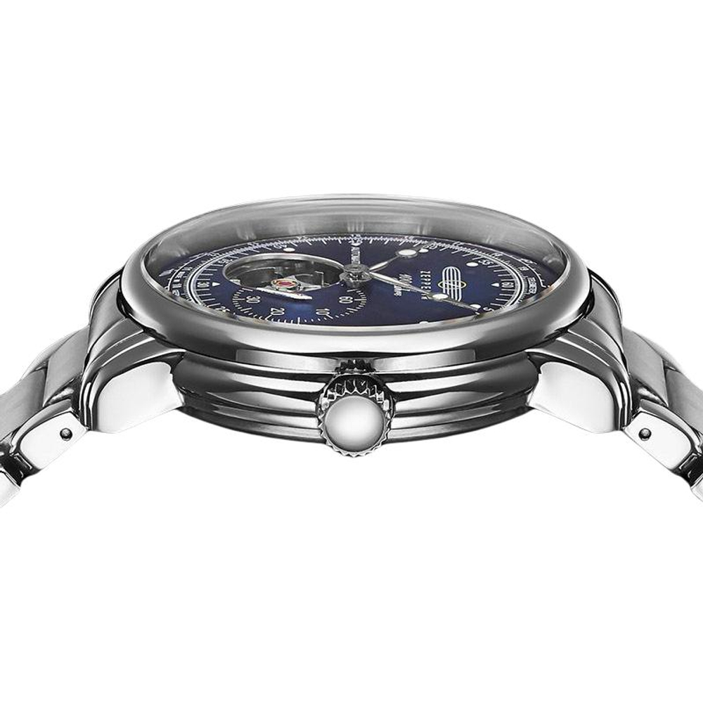 ZEPPELIN 100 Automatic Mechanical Movement Water Resistant For Everyday Use Unisex Watch 40mm Blue Dial