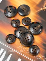 Пуговицы ЛП. коричневые с прожилками