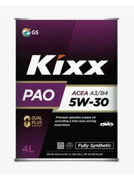KIXX PAO 5W30 API SP 4л. L209044TE1