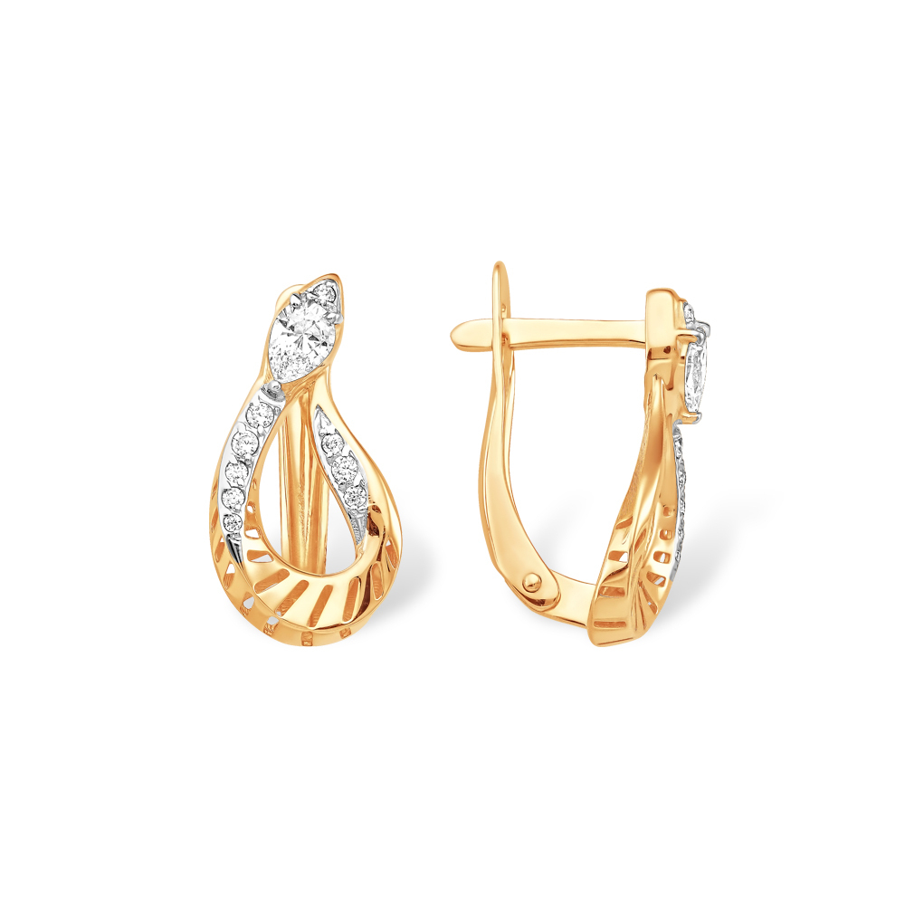 Серьги из золота 585 пробы
