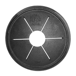 Чугунная крышка-шашлычница КШ-2 (400*13 мм) (Рубцовское литье)