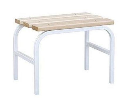 Банкетка для раздевалок без спинки (цельная) 450Х350Х600 мм