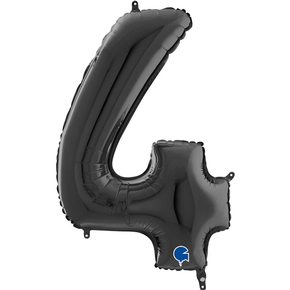 Шар ЦИФРА 4 Black 40" 102 см