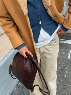 Двусторонняя дубленка Cozy Intelligent Camel